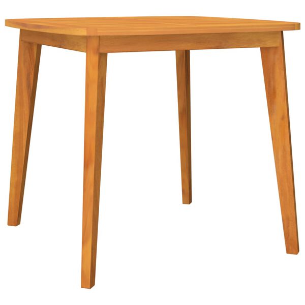 vidaXL Градински трапезен комплект, 3 части, акация масив