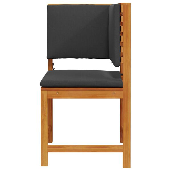 vidaXL Градински стол Кафяво 50 x 50 x 91 см