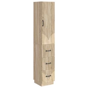 vidaXL Комплект шкафове 2 бр. 33 x 34,5 x 87 см Инженерна дървесина