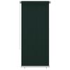 vidaXL Външна роло щора, 100x230 см, тъмнозелена, HDPE
