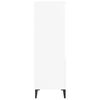 vidaXL Висок шкаф, бял, 40x36x110 см, инженерно дърво