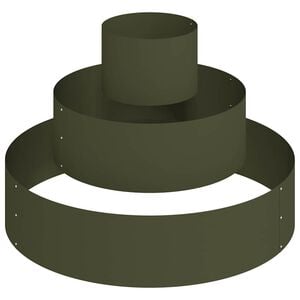 vidaXL Градинска саксия Маслинено зелено 90 x 90 x 20 см