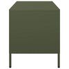 vidaXL ТВ шкаф маслиненозелен 101,5x39x43,5см студеновалцувана стомана