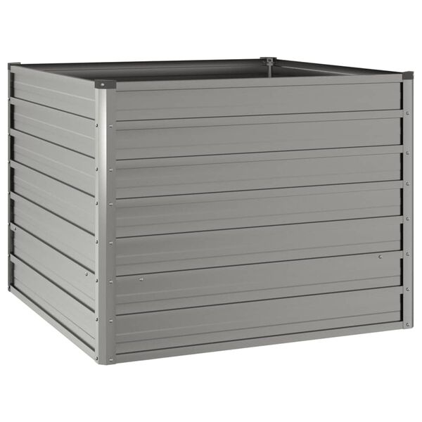 vidaXL Градинска повдигната леха ръждив 100x100x77см кортенова стомана