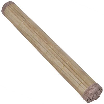 Бамбукови подложки за хранене 30 x 45 см, кафяви - 6 бр