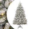 vidaXL С изкуствено коледно дърво 300 cm 300 LED светодиода Топло бяло
