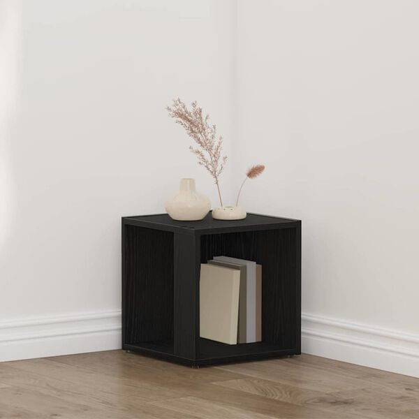 vidaXL Ъглови стелажи Черния дъб 33 x 33 x 34,5 cm Инженерно дърво