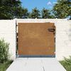 vidaXL Градинска порта 85x75 см, кортенова стомана