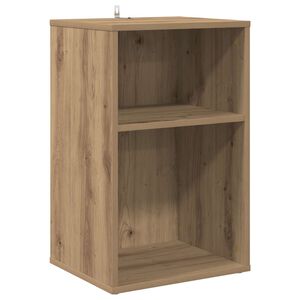 vidaXL Шкаф за грамофонни плочи Дъб артизан 38 x 33 x 61 см