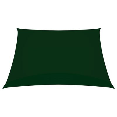 vidaXL Платно-сенник Оксфорд текстил квадратно 2,5x2,5 м тъмнозелено