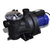 vidaXL Електрическа помпа за басейн, 1200 W, цвят син