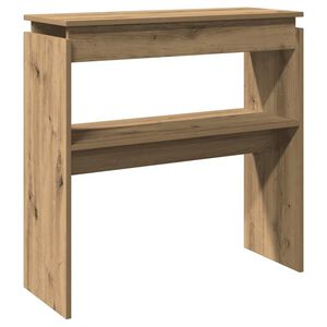 vidaXL Конзолна маса, дъб артизан, 80x30x80 см, инженерно дърво