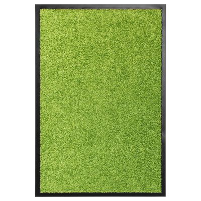 vidaXL Перима изтривалка, зелена, 40x60 см