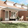 vidaXL Автоматично прибираща се тента, антрацит и бял, 450x300 см
