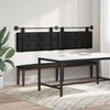 vidaXL Висяща табла Черен 210 x 55 x 5 см Изкуствена