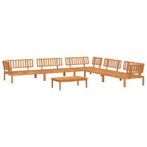vidaXL Градински комплект диван, 6 части, акация масив