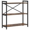 vidaXL Рафт за книги Димян дъб 80 x 30 x 85 cm Инженерно дърво