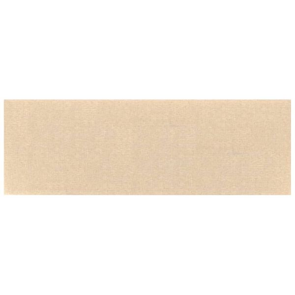 vidaXL Стенни панели, 12 бр, кремави, 90x30 см, плат, 3,24 м&sup2;