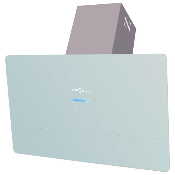 vidaXL Аспиратор със сензорен дисплей, бял, 900 мм