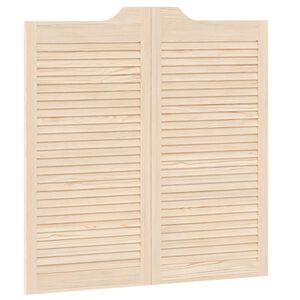 vidaXL Врати с люлеещо се отваряне 100 x 50 cm Натурално