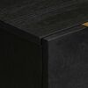 vidaXL Сайдборд, черен, 60x33x75 см, инженерно дърво