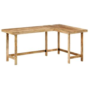vidaXL Бюро 165x110x75 см мангово дърво масив