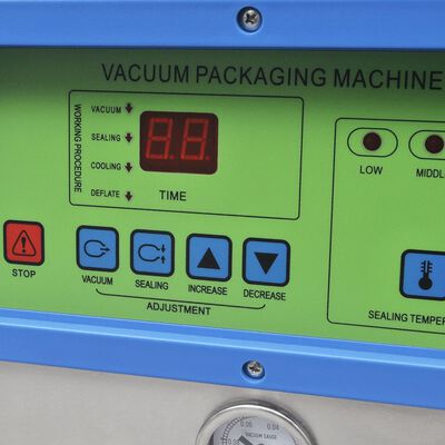 Професионална стоманена машина за вакуумно пакетиране, 350 W