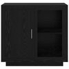 vidaXL Служебен шкаф Черния дъб 80 x 40 x 75 см Инженерно дърво