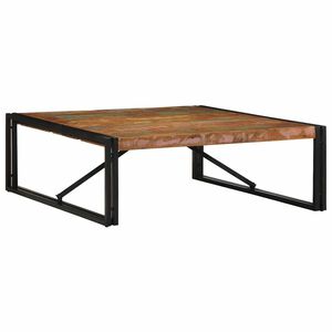 vidaXL Масичка за кафе Multicolour Масивна дървесина Reclaimed