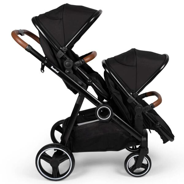 Baninni Количка за близнаци Luiz, черна