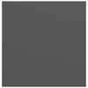 vidaXL Окачени стенни рафтове, 4 бр, сив гланц, 23x23,5x3,8 см, МДФ