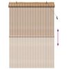 vidaXL Ролетна щора С завеси Природа 140 x 220 cm бамбук