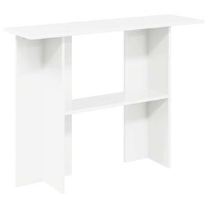 vidaXL Конзолна маса Бяло 100 x 30 x 75 см Инженерна дървесина