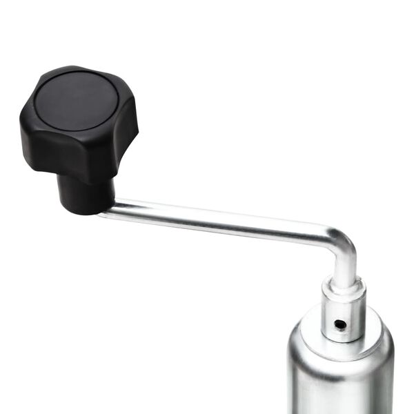 vidaXL Опорно колело за ремарке, 48 мм, поцинкована стомана