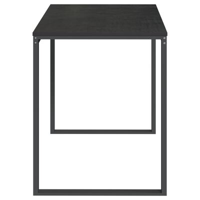 vidaXL Компютърно бюро, черно, 110x60x73 см, ПДЧ