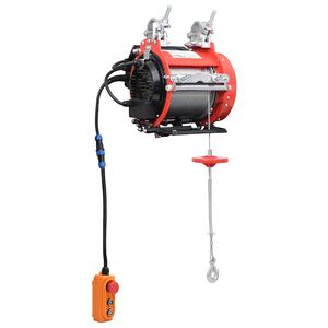 vidaXL Електрически телфер за скеле, 800 кг, 230 V