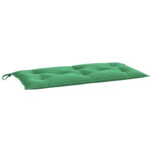 vidaXL Възглавница за градинска пейка зелена 100x50x7 см оксфорд плат