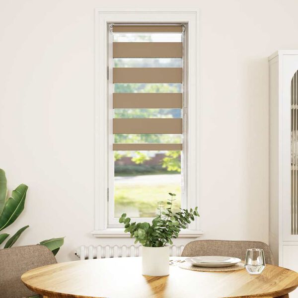 vidaXL Зеброва щора 50x150 см ширина на плата 45,9 cm полиестер