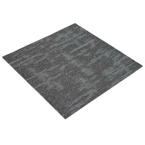 vidaXL Килимна плочка Въгленово сиво 50 x 50 cm 20 бр. ПП и Битум