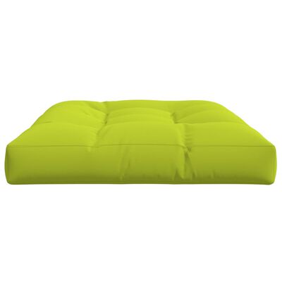 vidaXL Палетна възглавница, яркозелена, 120x80x12 см, текстил