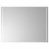 vidaXL LED огледало за баня, 80x60 см