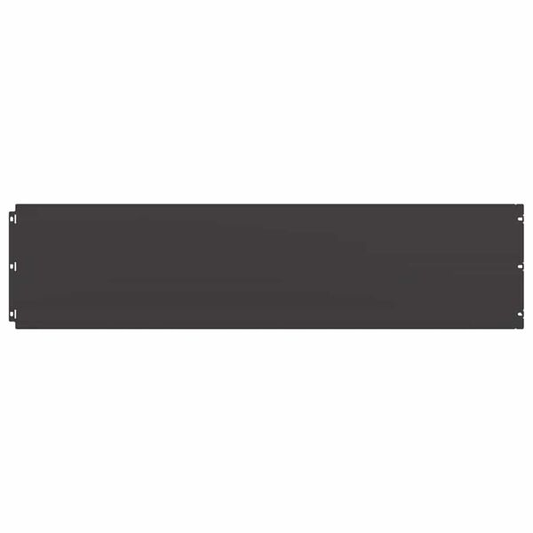 vidaXL Краища за тревни площи 20 бр. черни студено валцувана стомана