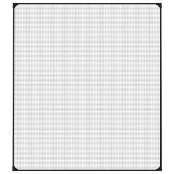 vidaXL Магнитна мрежа против насекоми за прозорци, антрацит, 130x150см