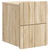 vidaXL Спален шкаф с монтаж на стена Дъб сонома 33 x 34,5 x 43 см