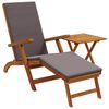 vidaXL Сгъваем и reclining шезлонг 2 бр. Солидно акациево дърво