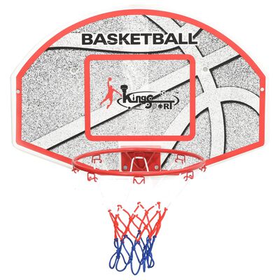 vidaXL Комплект баскетболно табло стенен монтаж пет части 66x44,5 см