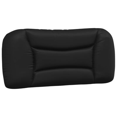vidaXL Мека табла за легло, черна, 80 см, изкуствена кожа