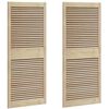 vidaXL Врата за шкаф с врата 2 pcs Естествен 140,5 x 2,1 x 59,5 см