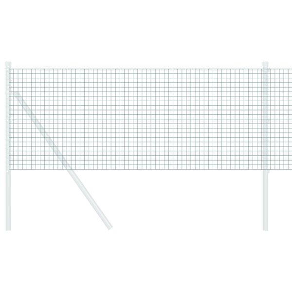 vidaXL Заварена мрежа ограда Зелен 0.5 x 50 м Стомана