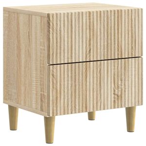 vidaXL Нощен шкаф Дъб сонома 43 x 34,5 x 48 см Инженерна дървесина